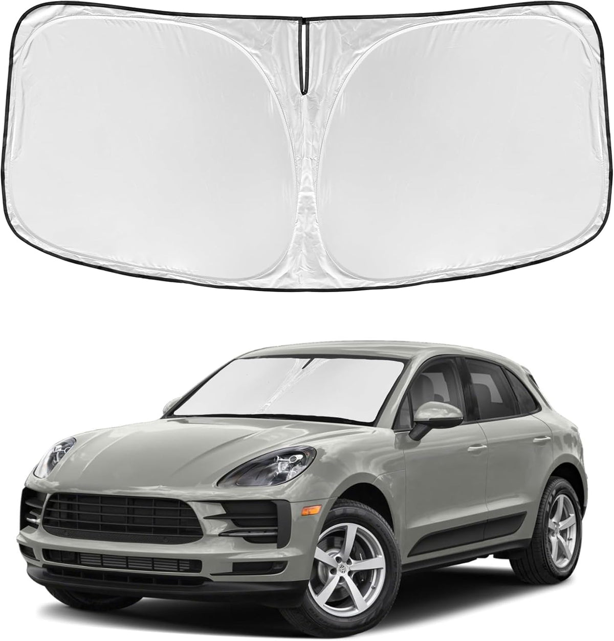 for Toyota Tacoma 2016-2023 2024 2025 2026 Sun Shade Sunshade Windshield Cover - 4 Layers Front Window Shade Custom Fit Tacoma 2Dr 4Dr Pickup Sun Visor 240T Shade Blocks UV Rays Car Accessories - Colors D