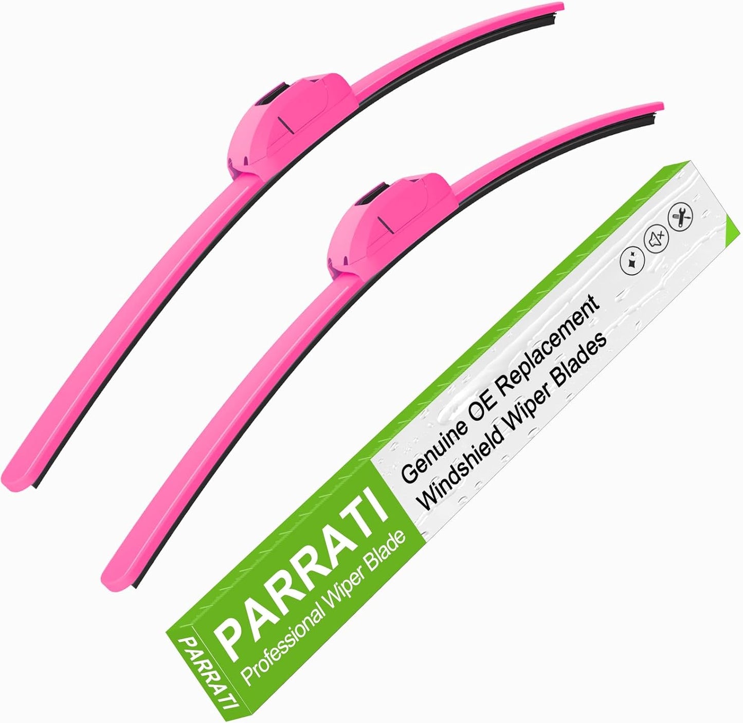OEM QUALITY 24" +19" PARRATI Premium All-Season Windshield Wiper Blades (Set of 2) - Colors A