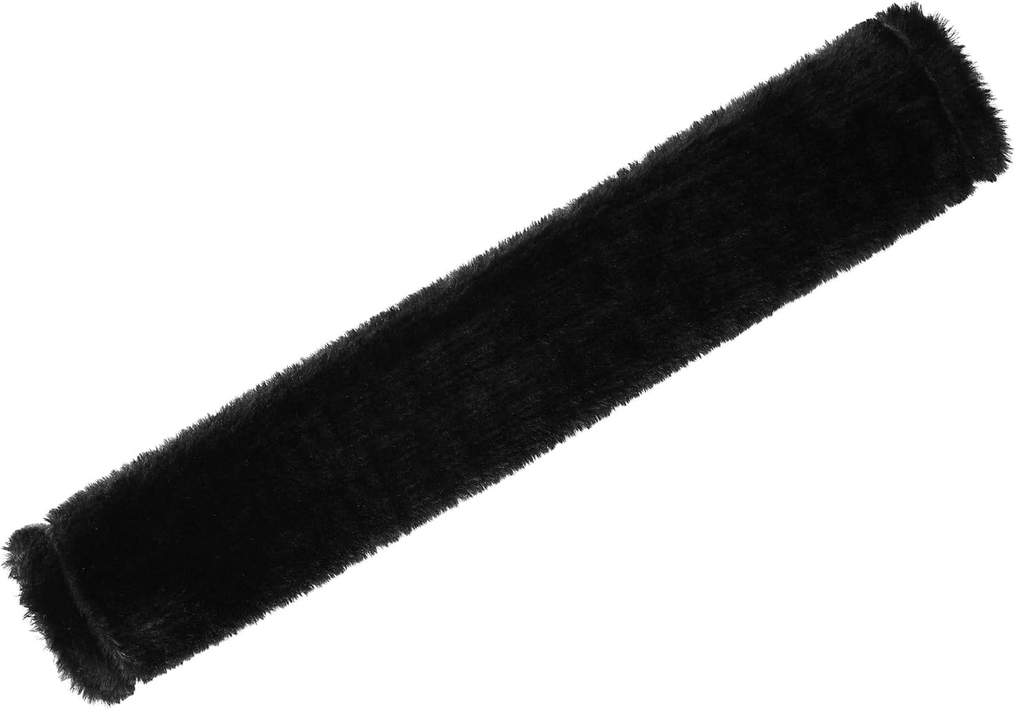 Amooca Soft Faux Fur Universal Fit Seatbelt Cover Car Truck SUV Airplane Seat Belt Shoulder Pad for Carmera Backpack Straps Neck Cushion Protector 2 Pack 10.5in Dark Gray