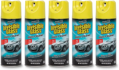 Invisible Glass 91163 Premium Aerosol Glass Cleaner Spray for Car Windshields and Windows, Automotive and Home Window Cleaner, Streak-Free, Ammonia-Free, Tint-Safe – 15 oz