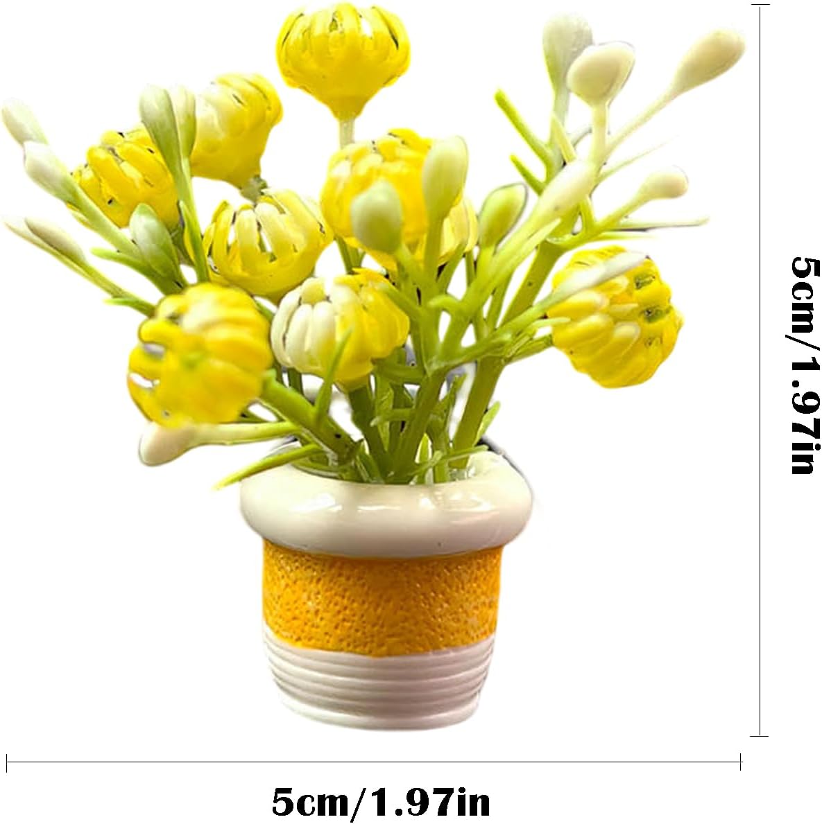 Set of 4 Cute Flower Bouquet Car Air Freshener Vent Clips, Mini Artificial Flowers for Car Air Vent Decoration, Auto Interior Dashboard Ornament Accessories