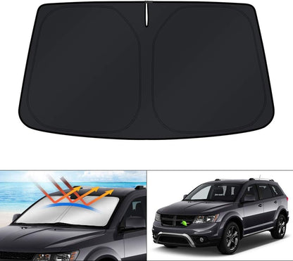 KUST Windshield Sun Shade for Toyota RAV4 2019-2022 2023 2024 2025 2026 Window Accessories Shade Sun Visor Cover Foldable Block UV Rays - Colors G