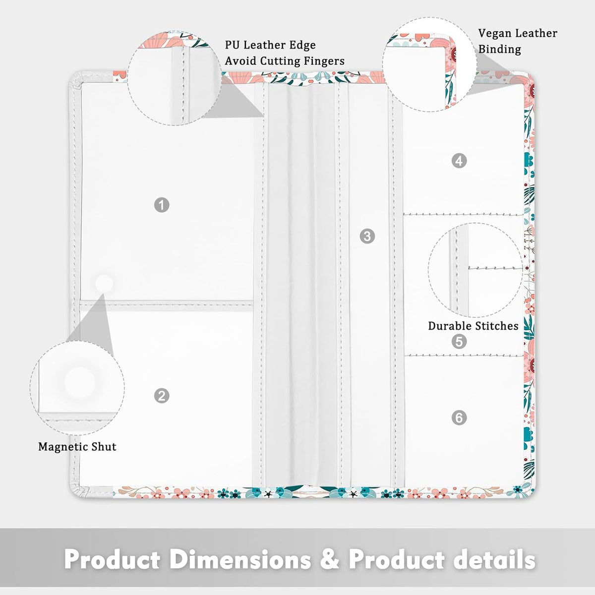 Car Registration and Insurance Holder, Auto Truck Document Holder with Magnetic Shut, Vehicle Glove Box Car Organizer, Interior Car Accessories for Women Men (Bow)