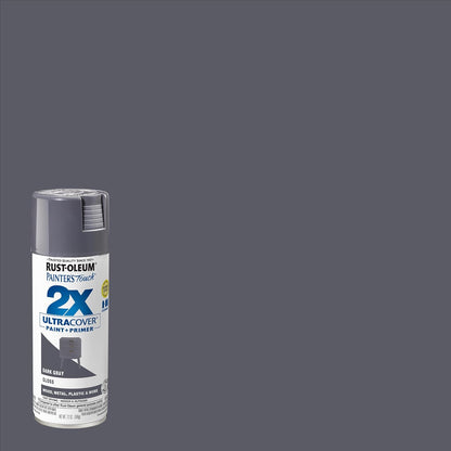 Rust-Oleum 334029 Painter's Touch 2X Ultra Cover Spray Paint, 12 oz, Gloss Clear - Colors B