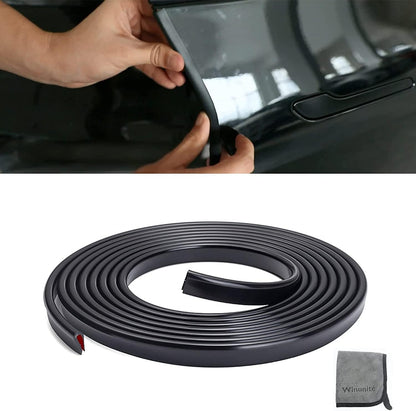 Winunite 32.8ft (10m) Car Door Edge Guards Clear – Self-Adhesive PVC, U-Shaped, Fits Most Vehicles, Scratch- and Chip-Resistant – Reduces Dings in Parking Lots