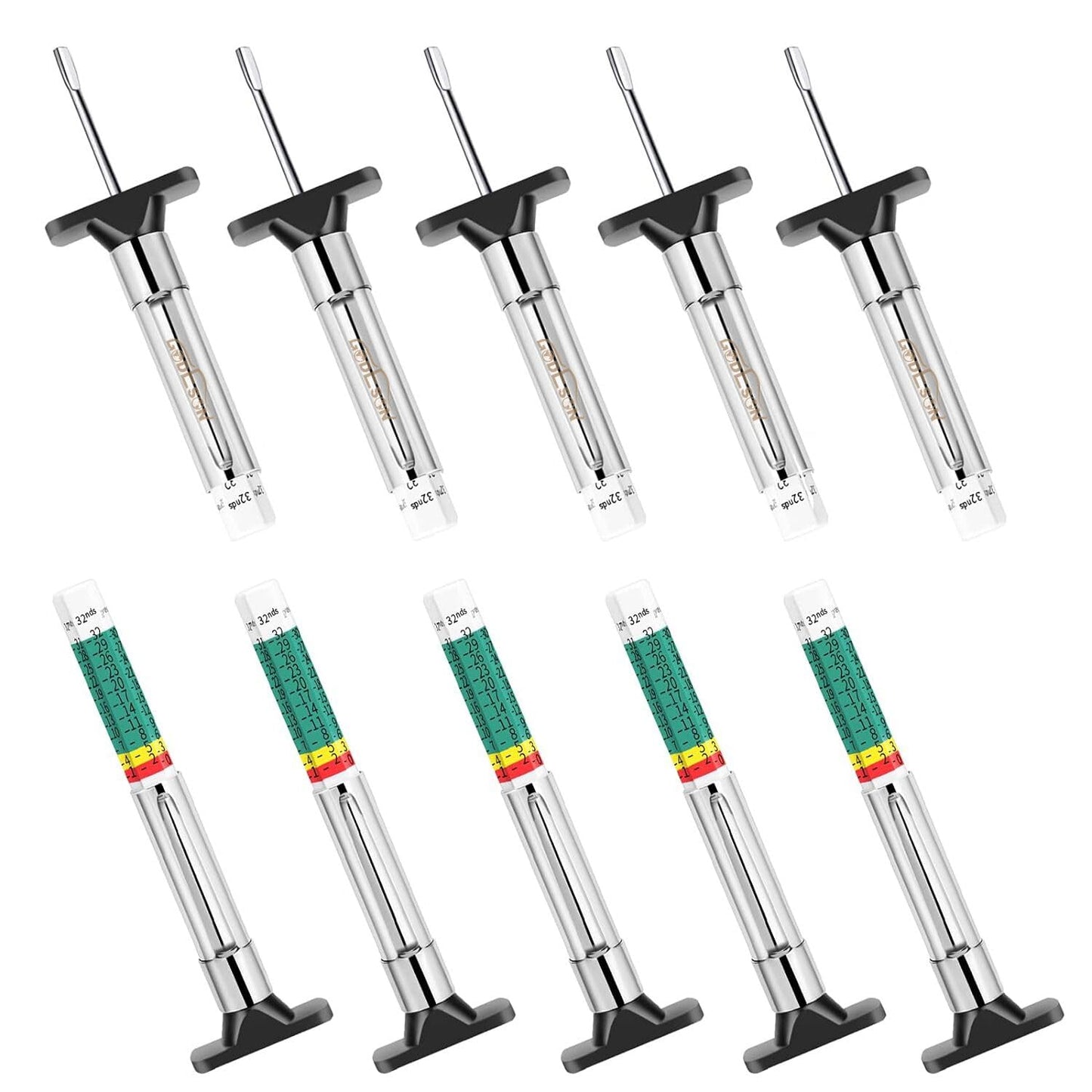 GODESON 88702 Smart Color Coded Tire Tread Depth Gauge