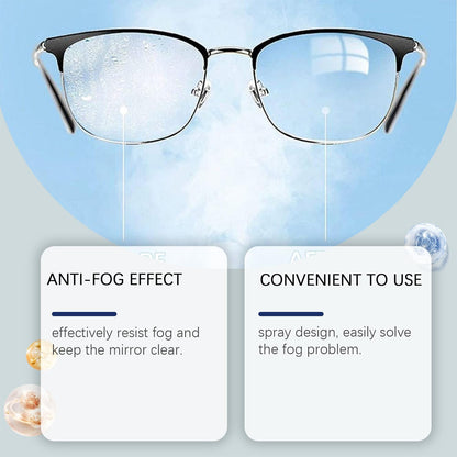 JoanofArc Anti-Fog Spray for Glasses, Lens Cleaner Spray, Prevents Fog on Goggles, Masks, Swim & Ski Goggles, Mirrors & Windshields, Improve Visibility, 20ml Travel Size(0.68 fl oz Each)