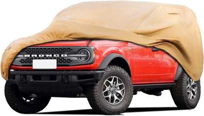 Heavy Duty Outdoor Car Cover Custom Fit for 1994-2026 Ford Mustang, Windproof All Weather Waterproof Sun Rain UV Dust Snow Protection Outdoor Car Covers