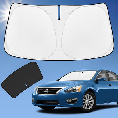 for Toyota Tacoma 2016-2023 2024 2025 2026 Sun Shade Sunshade Windshield Cover - 4 Layers Front Window Shade Custom Fit Tacoma 2Dr 4Dr Pickup Sun Visor 240T Shade Blocks UV Rays Car Accessories - Colors G