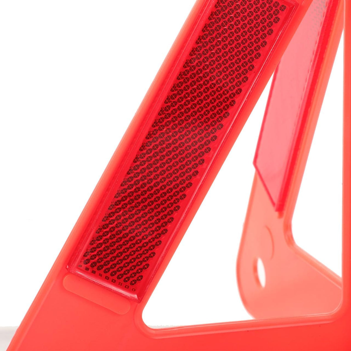 Unomor Car Road Warning Sign Reflective Road Safety Kit Triangle Emergency Reflective Triangle for Roadside Assistance Vehicle Maintenance Construction Portable Lightweight 10.07 X 10.07 X 8.85 in