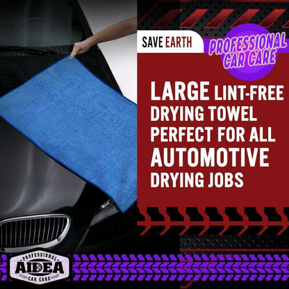 AIDEA Microfiber Cleaning Cloth 24 Pack, Microfiber Towels for Cars, Soft & Absorbent Cleaning Rags, Premium Lint Free Shop Towels for House, Kitchen, Car, 12inx16in