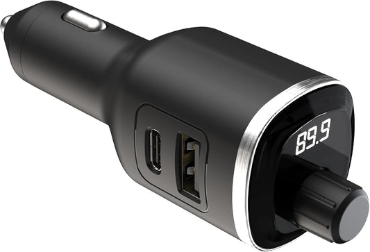Scosche BTAXS2 Hands-Free Audio Kit, Bluetooth Receiver for Car Stereo with Noise Cancelling and Relocation Mount, 3.5mm Bluetooth Adapter for Car Radio AUX input Compatible with Siri/Google Assistant
