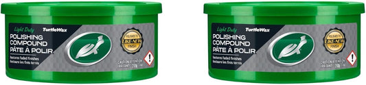 TURTLE WAX Polishing Compound Light to Medium Cleaner 10.5oz 2-pack