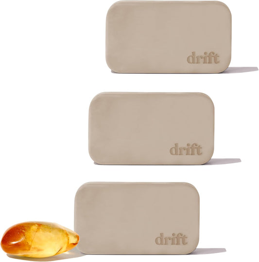 Drift Car Air Freshener - Stone Air Freshener Car Odor Eliminator - Long Lasting Scent - Auto Accessories - Metal Clip - Essential Oils - Clean Ingredients - Open Air Scent Starter Kit