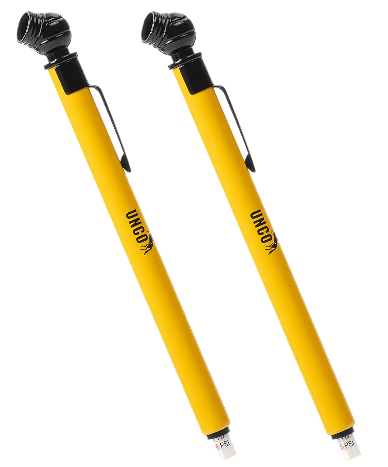 UNCO Pencil Tire Gauge, 2 Pack, 10-75 PSI, Car Tire Air Gauge