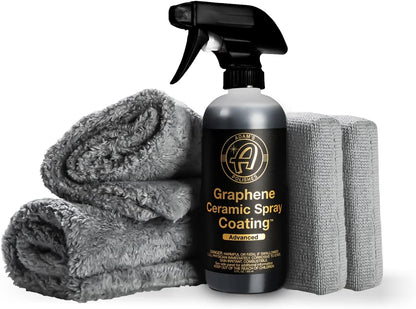 Adam's Polishes Advanced Graphene Ceramic Spray Coating - 18+ Months Sprayable Graphene Oxide Ceramic Coating for Cars, Boats, RV's & Motorcycle | Adds Extreme Gloss, Depth, Shine & Protection