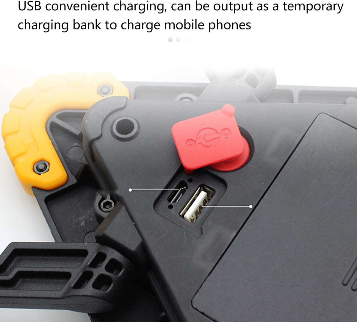 Warning Triangle Light, LED Emergency Triangle Light, Portable Multifunctional Car Warning Triangle Lamp Triangle Cob Work Light for Vehicle Truck Accident Car Repairing