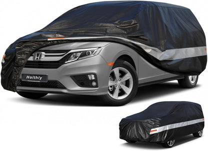 10 Layers Car Cover Custom Fit for Mercedes Benz C Class C250 C300 C43 C63 (1993-2026), Waterproof All Weather for Automobiles, Outdoor Full Cover Sun Dust Rain Protection with Cotton. Black - Colors B