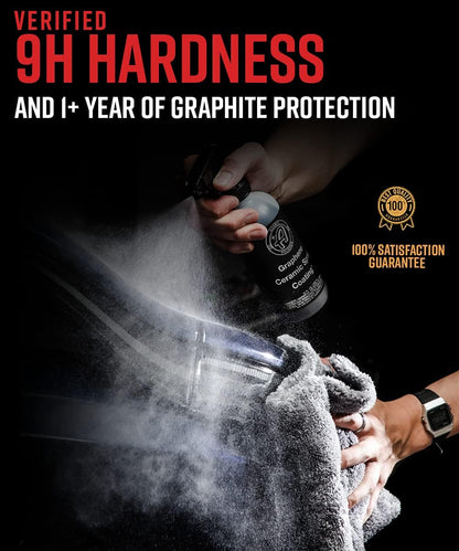 Adam's Polishes Advanced Graphene Ceramic Spray Coating - 18+ Months Sprayable Graphene Oxide Ceramic Coating for Cars, Boats, RV's & Motorcycle | Adds Extreme Gloss, Depth, Shine & Protection