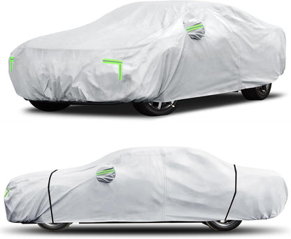 Car Cover Custom Fit for Honda CRV 1997-2025,Toyota RAV4 1996-2025, 6 Layers Truck Cover Waterproof All Weather for Automobiles,Outdoor Full Exterior Cover,Rain, Sun, Wind Protection,Black