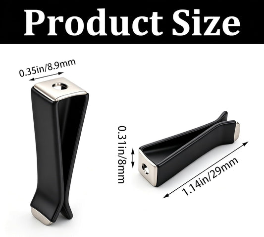 Dianrui 40PCS Black Square Head Car Vent Clips, 9mm Auto Air Conditioner Outlet, Air Freshener for Car Office Home