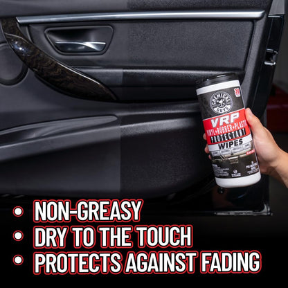 Chemical Guys Canister Wipes - VRP & Total Car Interior Cleaner & Protectant, Great for Cars, Trucks, SUVs, RVs, & More (60 Ct)