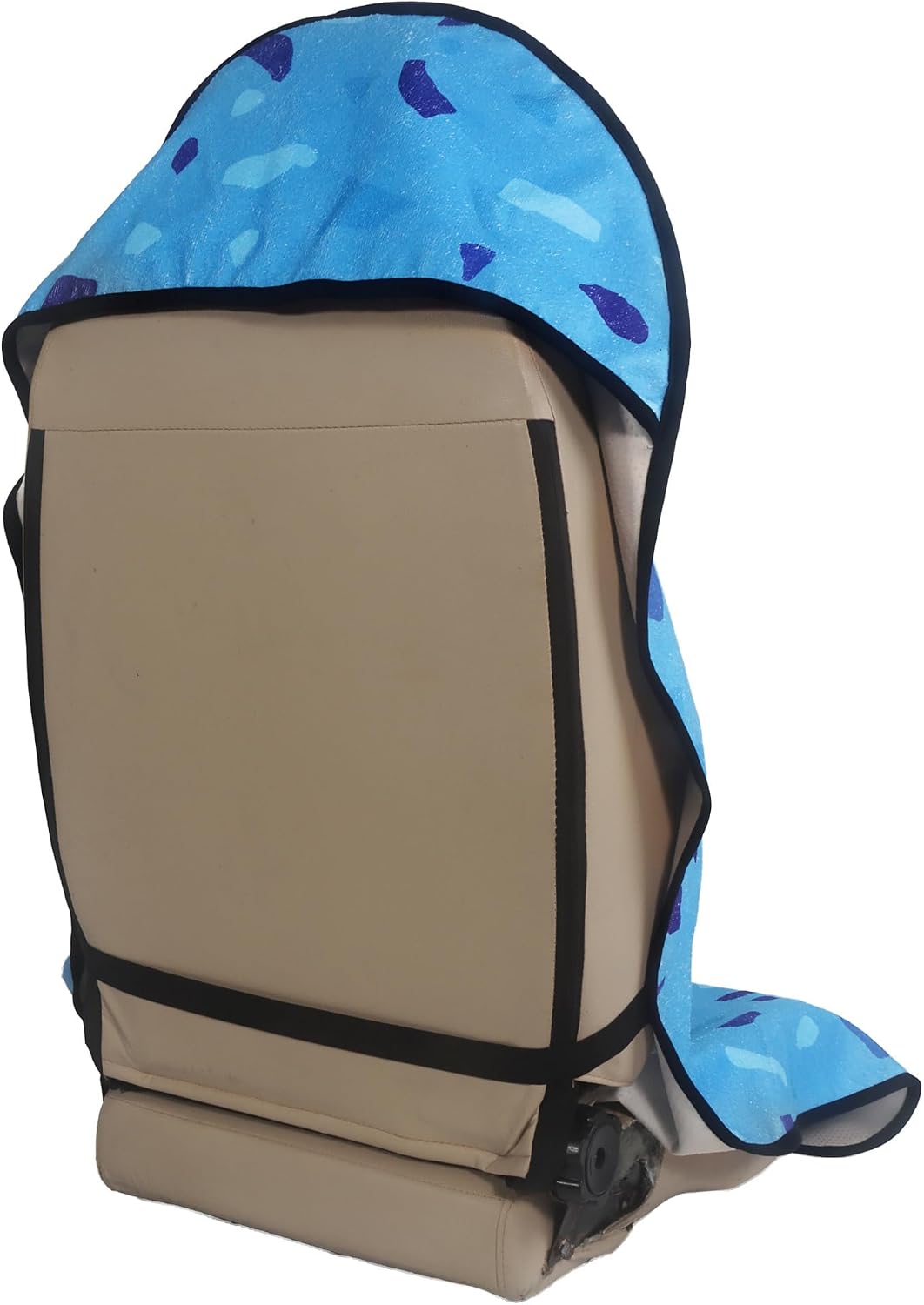 Car Seat Cover Protector Front Seats,for Gym Workout,Running,Swimming,Beach and Hiking,Waterproof Sweat Towel Bucket Seat Covers for Cars SUV Trucks (Black, 1Pcs)