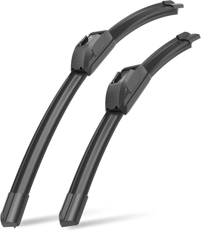 Raidbee® 26"+26" Windshield Wiper Blades Replacement for Ford Fusion 2013 2014 2015 2016 2017 2018 2019 2020 Genuine OEM Quality 2 Pack - Colors B