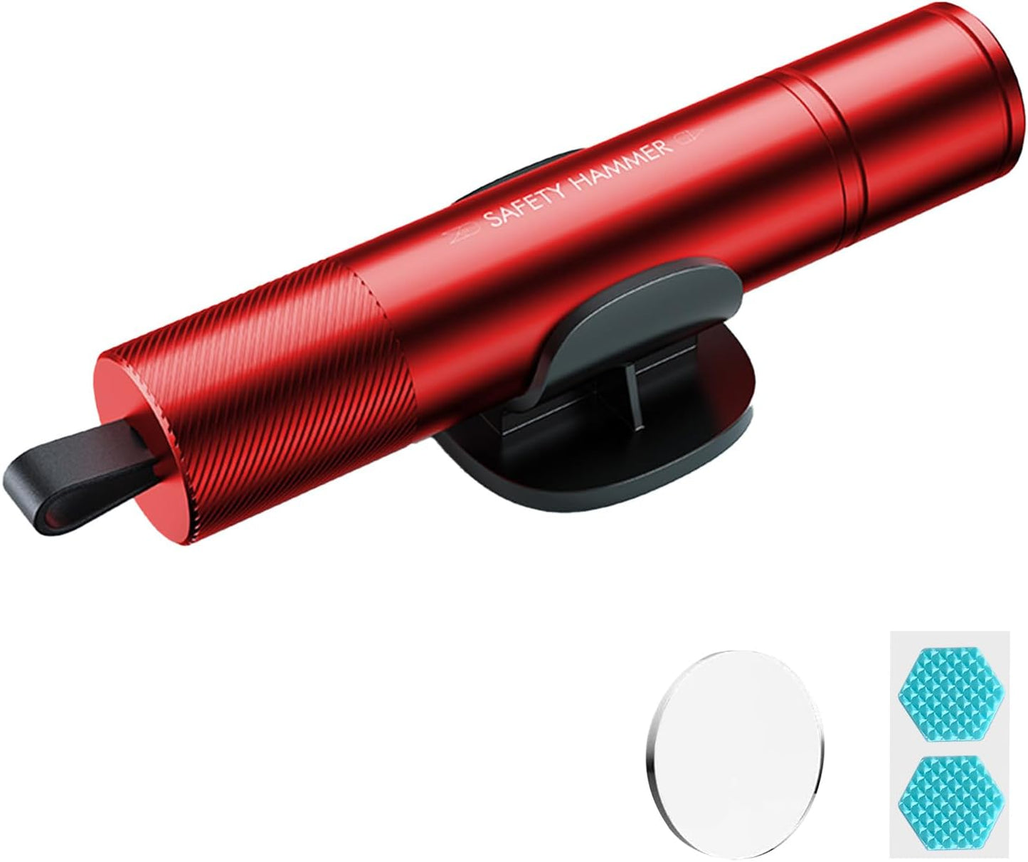 MOTORBUDDY 4-Pack Emergency Escape Hammer Seat Belt Cutter,Auto Car Safety Hammer with Window Glass Breaker，Escape Tool for Car Accidents