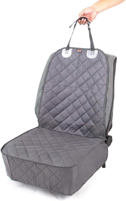 HONEST OUTFITTERS Dog Car Seat Cover, Pet Front Cover for Cars, Trucks, and Suv's - Waterproof & Nonslip Dog Seat Cover,(Front Seat)