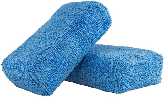 Chemical Guys Premium Grade Microfiber Applicator Pads - 2 Pack - Ultra-Soft Foam Core Detailing Pads for Wax, Sealant, Dressing, Interior & Exterior Car Care (MIC_292_02)