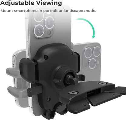 iOttie Easy One Touch Signature CD Slot Mount - Universal Car Phone Holder for iPhone, Google, Samsung, Moto, LG, and all other Smartphones