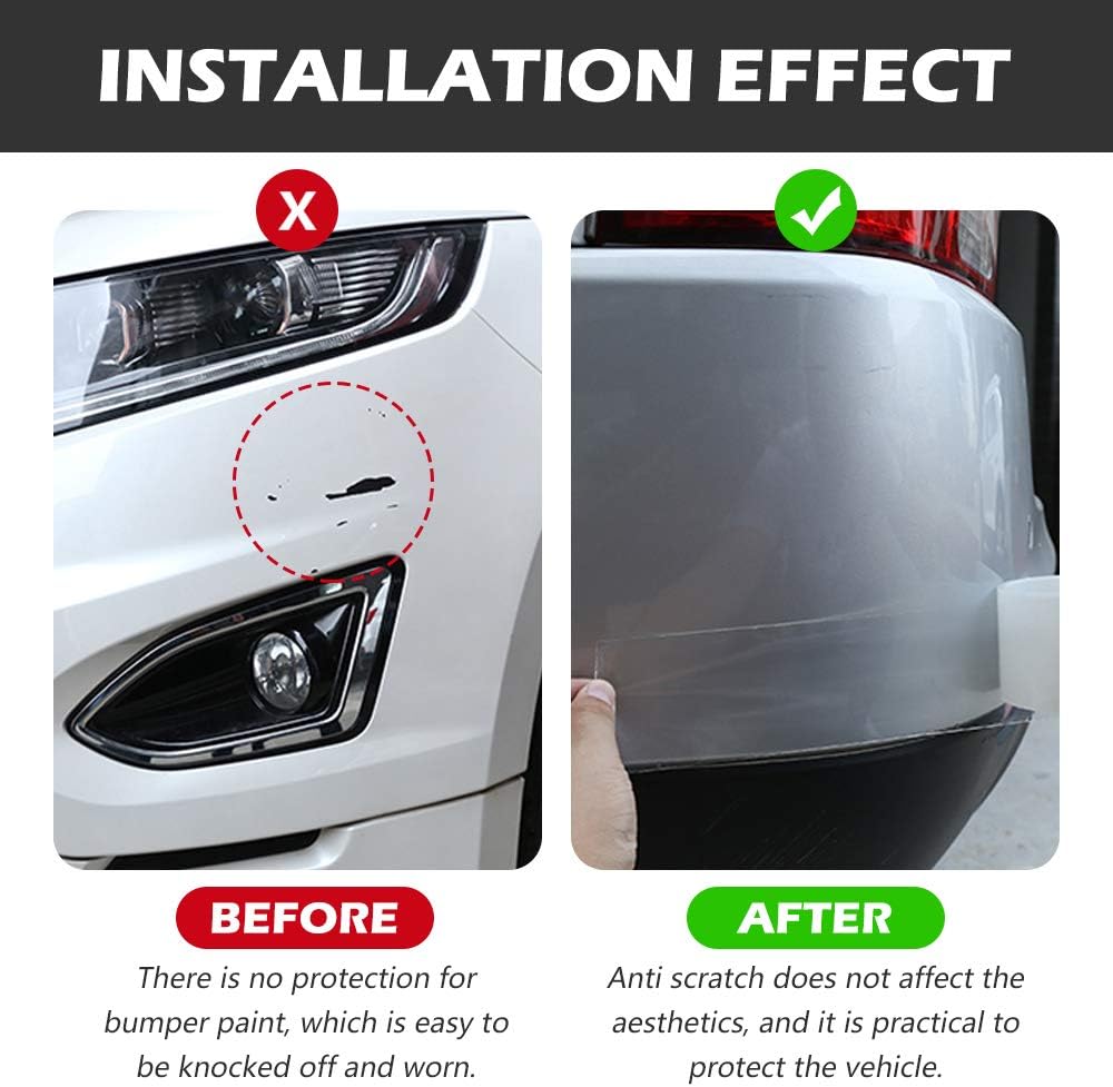 CloudBuyer Universal Car Door Edge Protector, Clear Sill Guard Film with Anti-Collision Protection for Most Vehicles (33Ft x 2.7In, Transparent)