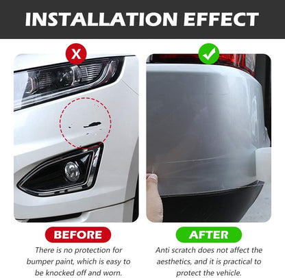 CloudBuyer Universal Car Door Edge Protector, Clear Sill Guard Film with Anti-Collision Protection for Most Vehicles (33Ft x 2.7In, Transparent)