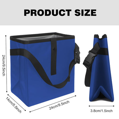 Homelove Car Trash Can, Leak-Proof Waterproof Trash Bin Collapsible Portable Auto Garbage Bag Large Capacity Trashcan Storage Bag Multipurpose Car Organizer Hanging (Black)
