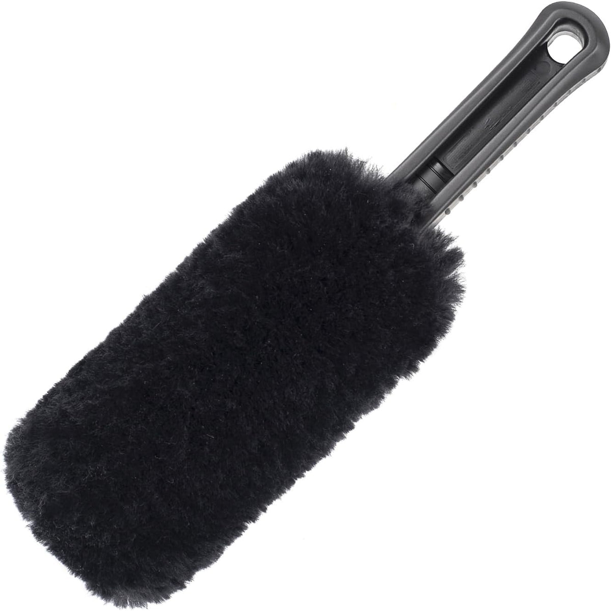 Mr. Detroit - Drill Wheel Brush w/Durable Soft Wool Microfiber Bristles and Steel Shaft for Car Tires, Wheels, Rims, Brakes and Any Other Narrow Spaces| Rim Brush Cleaning Tool w/Non-Scratch Bristle