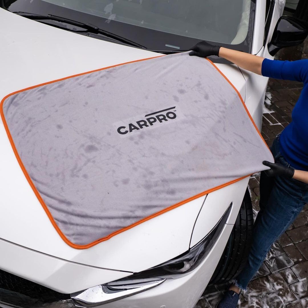 CARPRO DHydrate Drying Towel: Car Wash Towel for Spotless Shine, Microfiber Edge, Lint & Tag Free, Cleaning Cloth - 28" x 40" (Pack of 1)