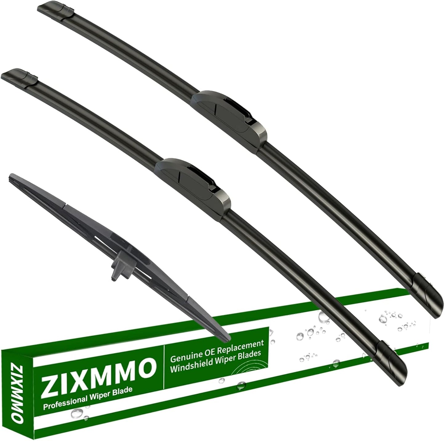 3 Factory Wiper Blade Replacement for Subaru Impreza 2017-2020 2021 2022 2023 Crosstrek 2018-2021 2022 2023 Original Equipment Windshield Wiper Blades Set - 26"/16"/12"(Set of 3) Top Lock - Colors B