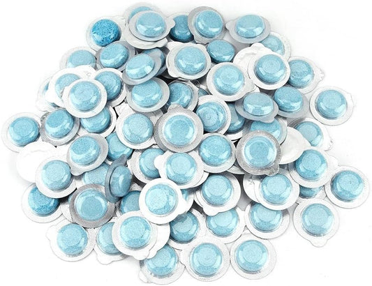 Ymiko Car Windshield Glass Concentrated Washer Tablets Car Windscreen Wiper Cleaning Washer Solid Glass Water Effervescent Tablet Windshield Cleaner for Car Kitchen Window (100pcs)