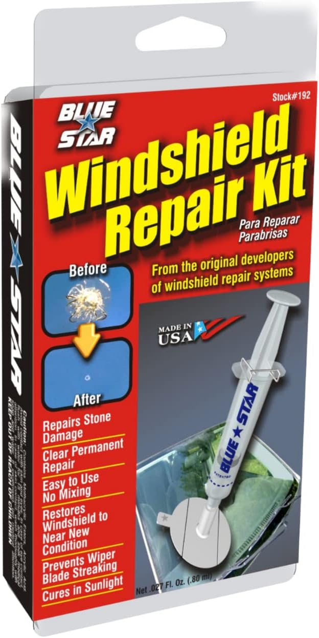 Blue-Star Windshield Repair Kit, .027 fl oz