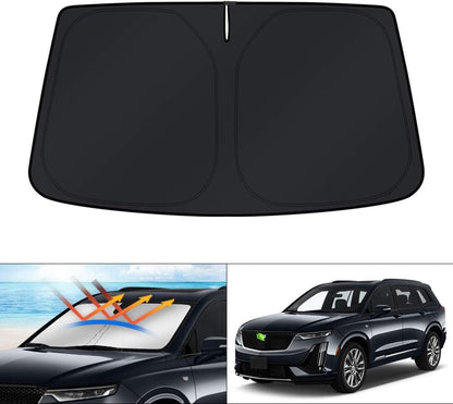 KUST Windshield Sun Shade for Toyota RAV4 2019-2022 2023 2024 2025 2026 Window Accessories Shade Sun Visor Cover Foldable Block UV Rays - Colors G