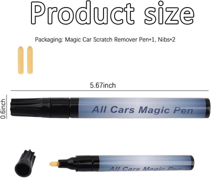 Upgraded Magic Car Scratch Remover Pen,Universal Car Paint Scratch Repair Pen All Vehicle Paint Colors Available,Essential All Cars Magic Pens as Scratches Remover for Vehicles