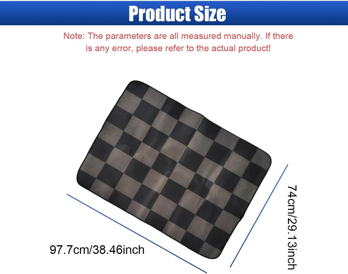Car Trunk Cargo Liner, 38"×29" Scratch-Resistant Car Floor Mat, Washable Auto Trunk Protective Mat, Fashionable Vehicle Interior Decoration Accessories for SUVs, Trucks (Style1)