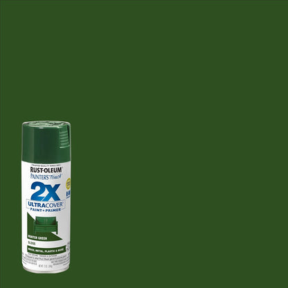 Rust-Oleum 334029 Painter's Touch 2X Ultra Cover Spray Paint, 12 oz, Gloss Clear - Colors F