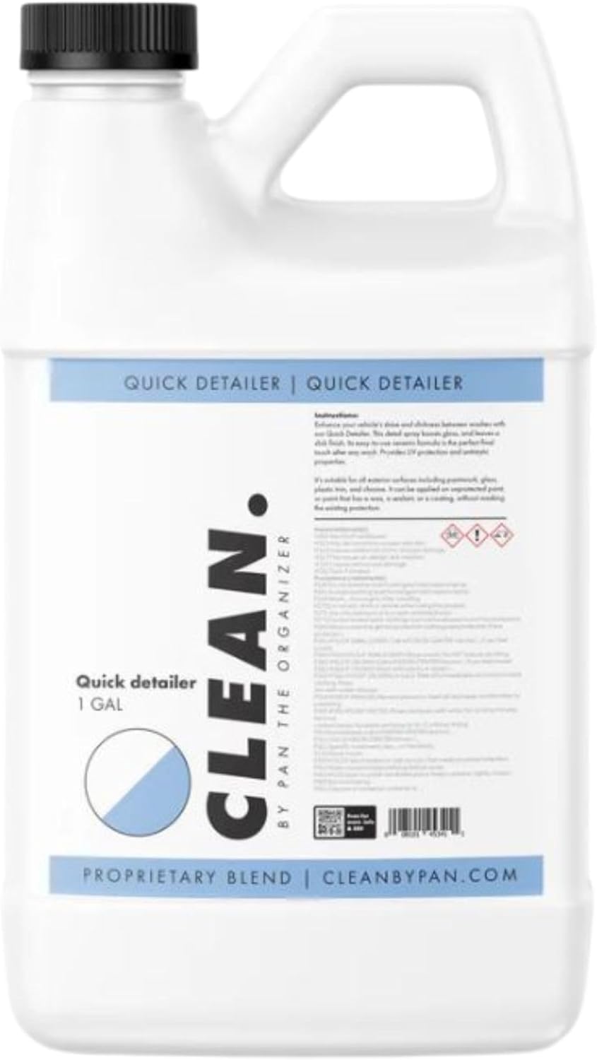 Clean. Quick Detailer – High-Performance Vehicle Detailer for Exterior Surfaces of All Vehicles – Removes Dirt, Dust & Smudges – Restores Shine – Streak-Free Finish – 16oz Spray