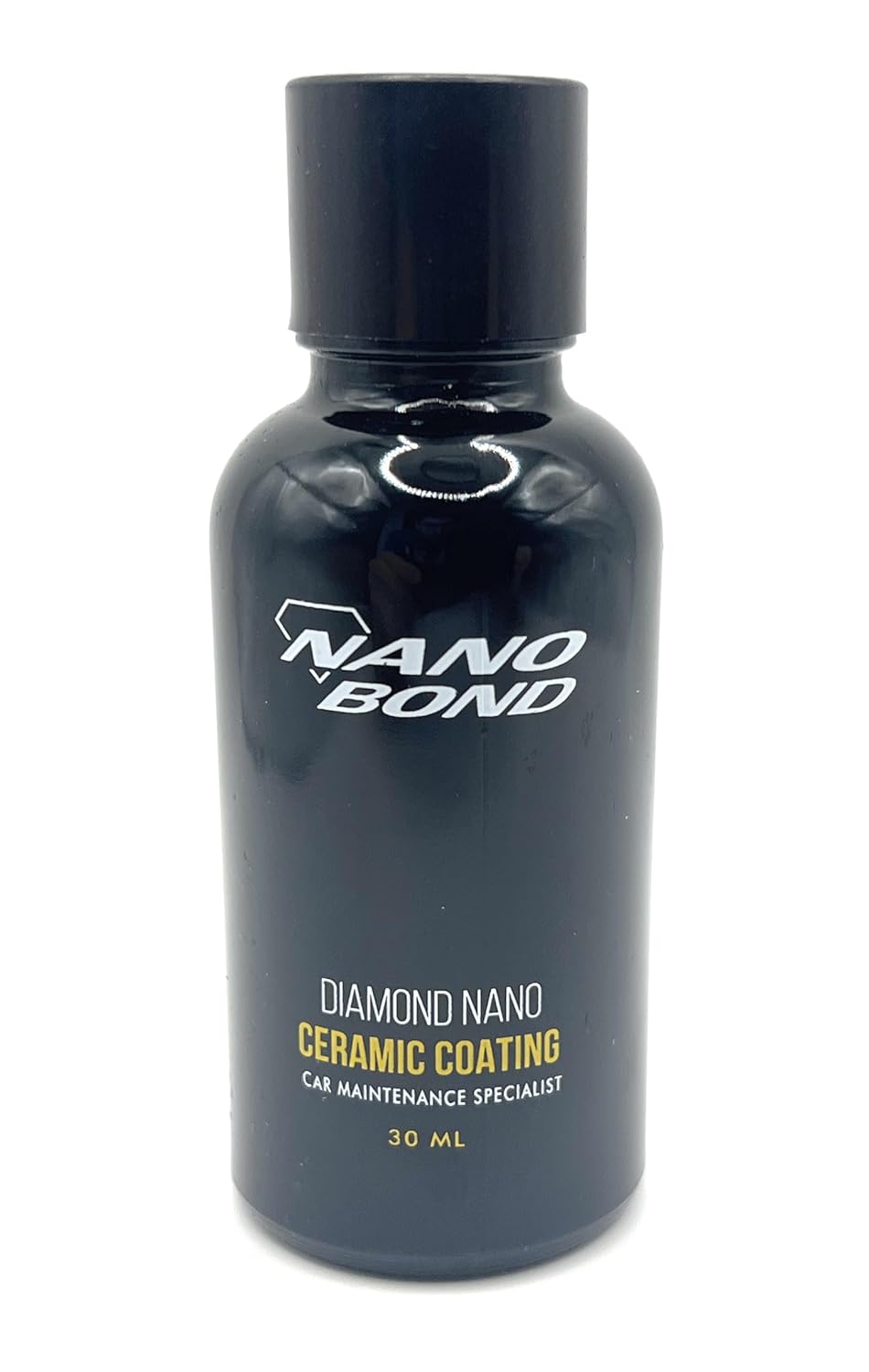 Nano Bond Ceramic Coating for Cars - 80% SiO2 Formula, Hydrophobic Paint Protection, UV & Corrosion Resistant for Glass, Wheels & Plastic, Easy Application, Car Detailing Kit, 30ml