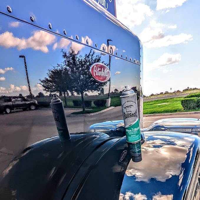 Bullsnot! WaxABull Accelerated Detail Auto Wax 10899009 - Quick Shine Truck and Car Polishing Wax 16oz