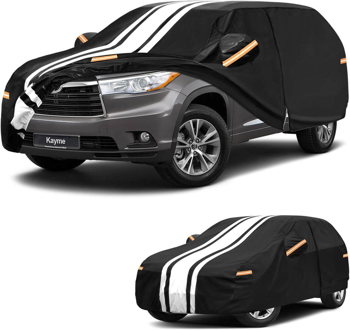 Kayme Heavy Duty Car Cover Custom Fit for BMW 3 Series 320i 325i 328i 330i 335i (1982-2026), Outdoor Full Exterior Cover with Tape and Towel, Rain Snow Sun UV Protection. - Colors A
