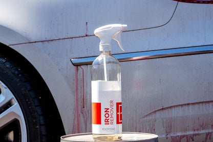 ESOTERIC Iron Remover Decontamination Spray, Easy to Use, Iron Remover Car Detailing Supplies, Activates Red, Less Odor, Removes Iron Brake Fallout, Perfect for Your Car Detailing Kit (16oz)