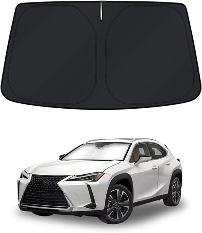 KUST Windshield Sun Shade for Toyota RAV4 2019-2022 2023 2024 2025 2026 Window Accessories Shade Sun Visor Cover Foldable Block UV Rays - Colors G